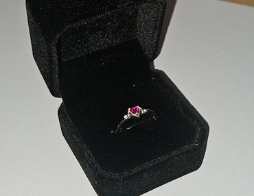 Heart - cirkónia köves ezüst gyűrű