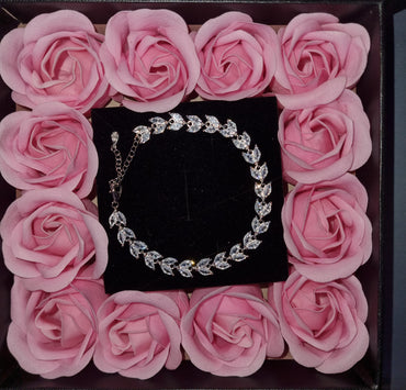 Sparkle collection - Cubic zirconia köves ezüst karkötő