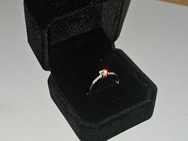 Sprinkled - cirkónia köves ezüst gyűrű