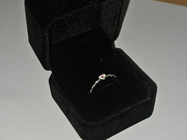 Heart - cikrónia köves ezüst gyűrű