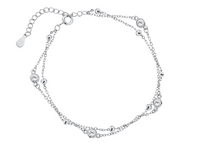 Luxory collection - Zirconia köves ezüst karkötő